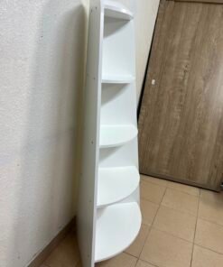 HomeBox Frankfurt 5-Tier Corner Bookcase - Image 4