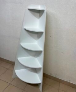 HomeBox Frankfurt 5-Tier Corner Bookcase - Image 7