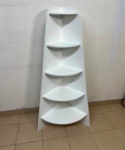 HomeBox Frankfurt 5-Tier Corner Bookcase - Image 8