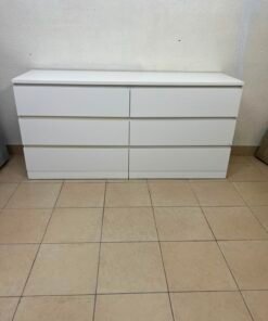 MALM Chest of 6 drawers, white - Image 2