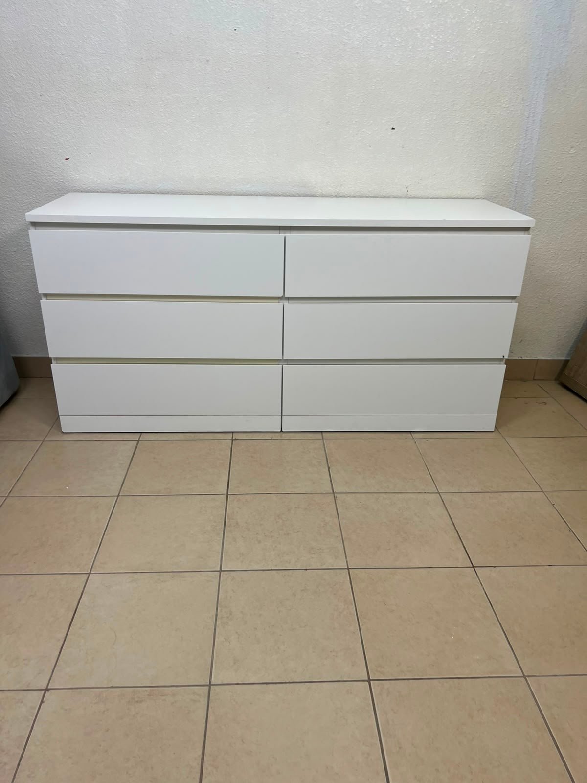 MALM Chest of 6 drawers, white - Image 2