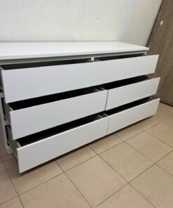 MALM Chest of 6 drawers, white - Image 3