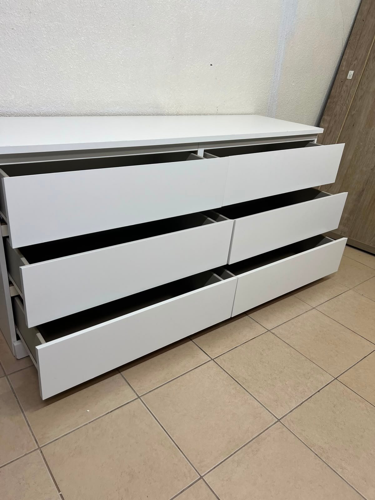MALM Chest of 6 drawers, white - Image 3