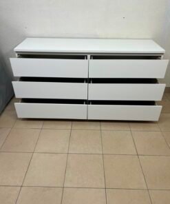 MALM Chest of 6 drawers, white - Image 4