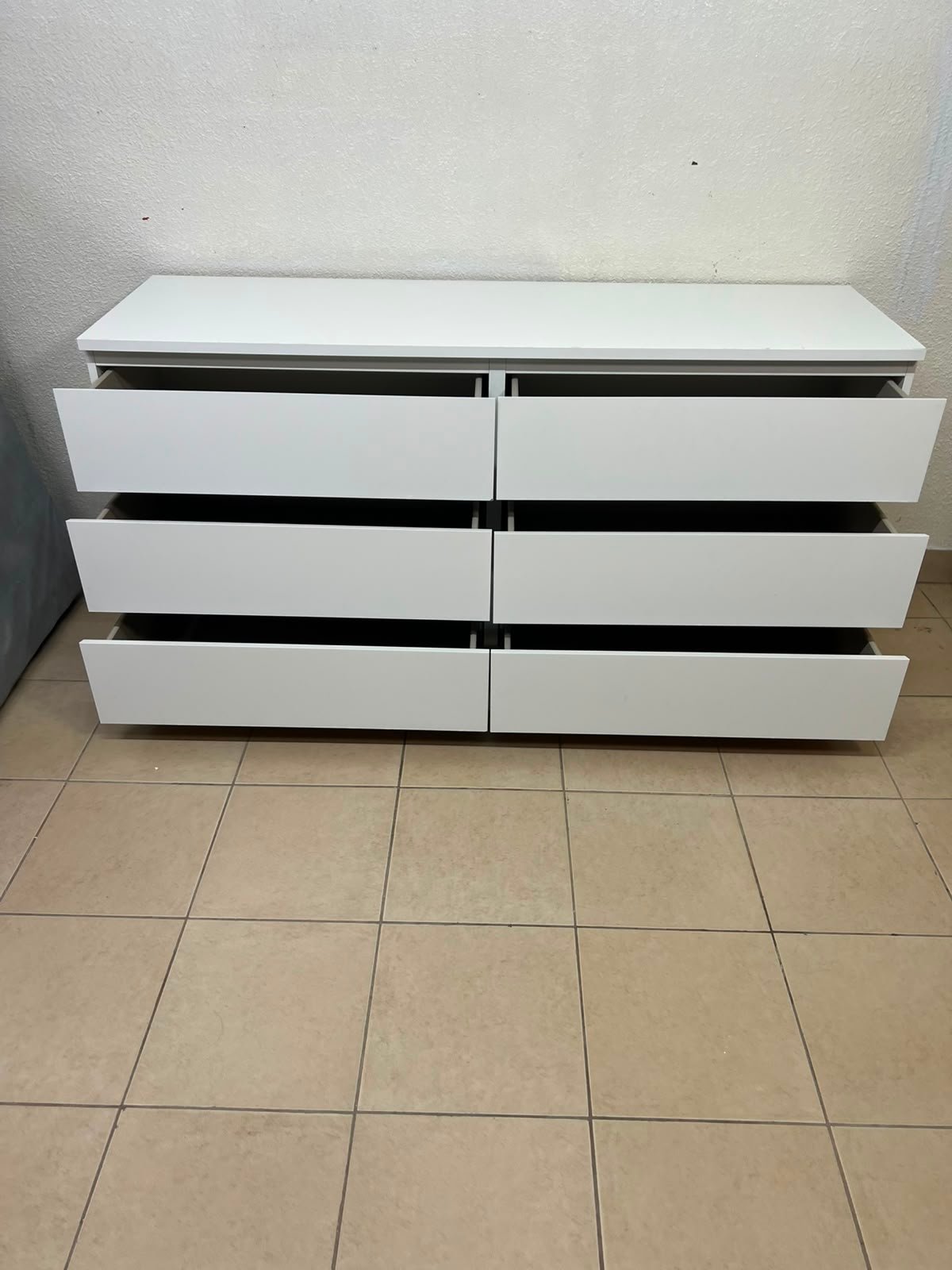 MALM Chest of 6 drawers, white - Image 4