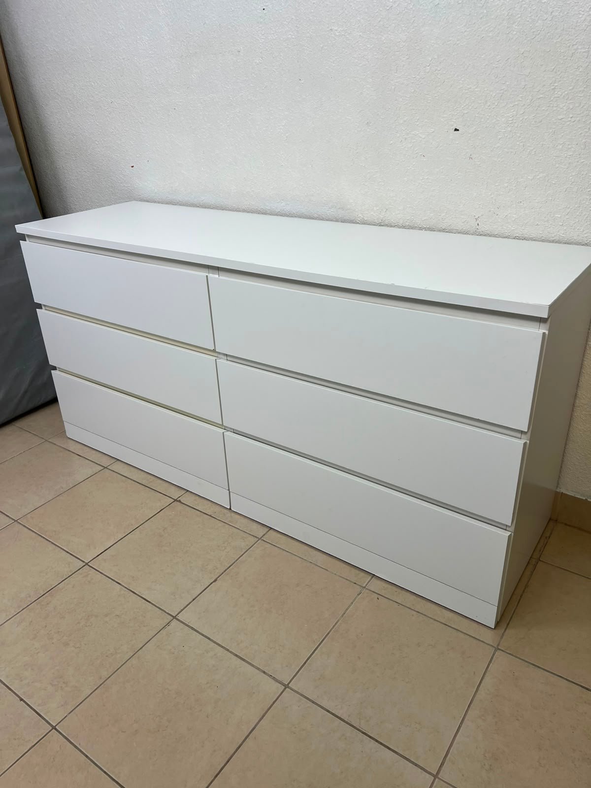MALM Chest of 6 drawers, white - Image 6