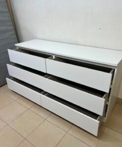 MALM Chest of 6 drawers, white - Image 8