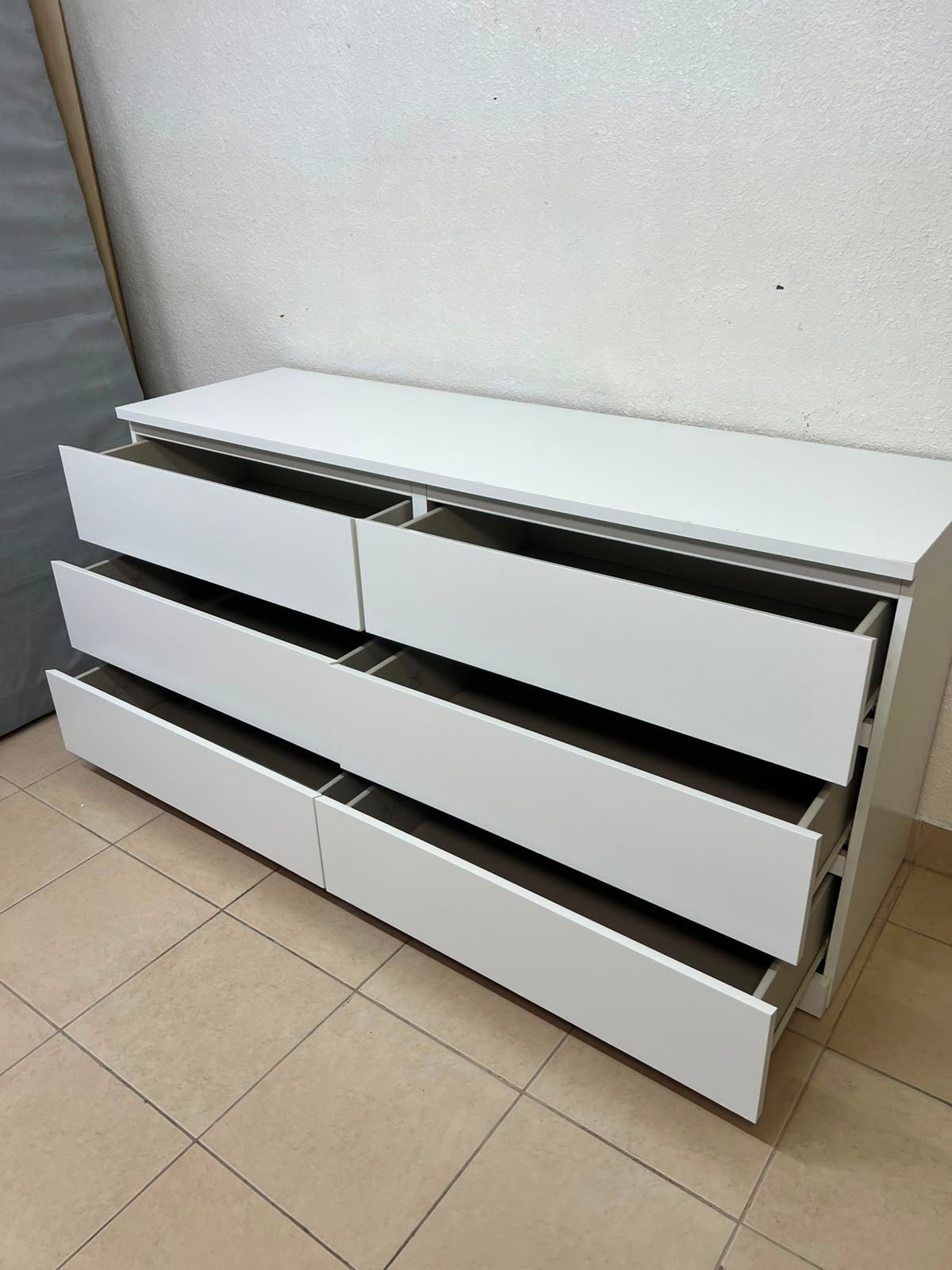 MALM Chest of 6 drawers, white - Image 8