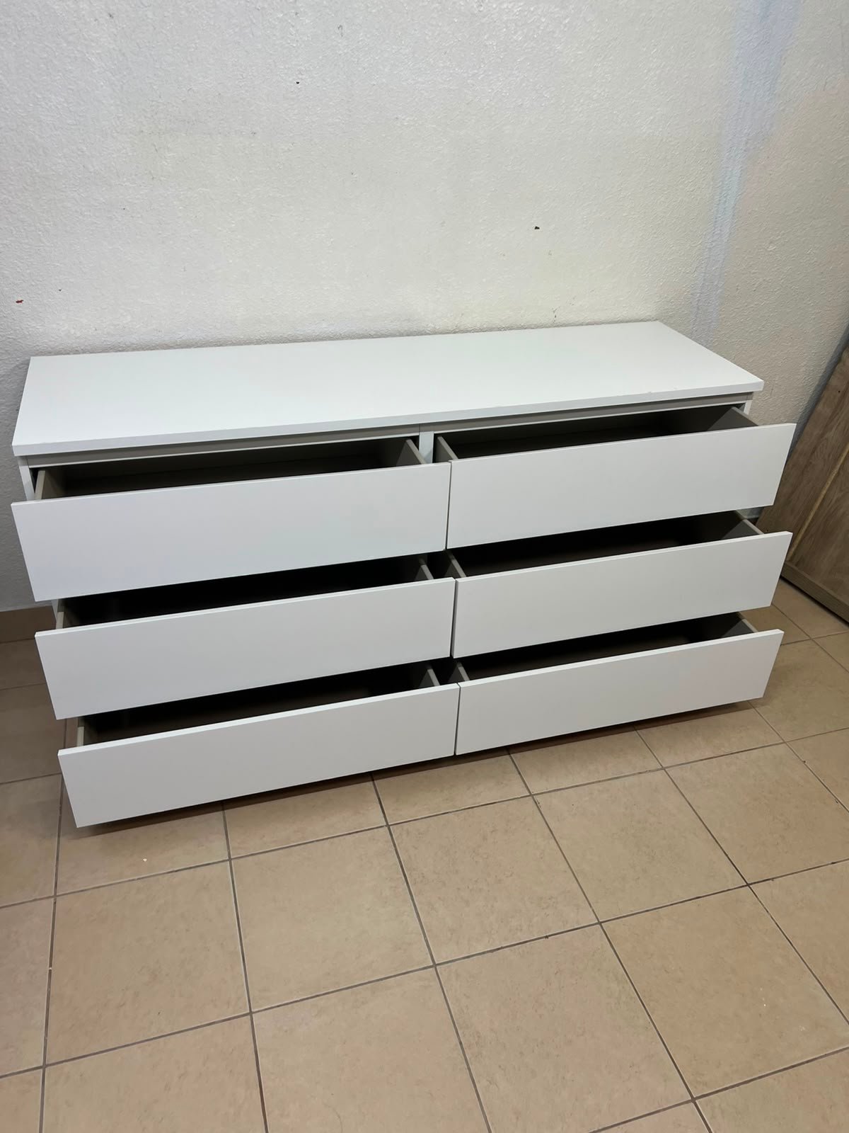 MALM Chest of 6 drawers, white - Image 9