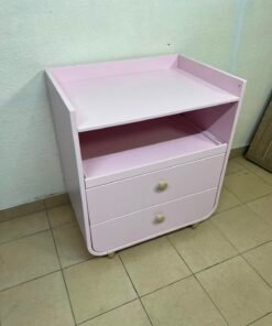 Ikea MYLLRA Changing Table with Drawers, Pale Pink - Image 7