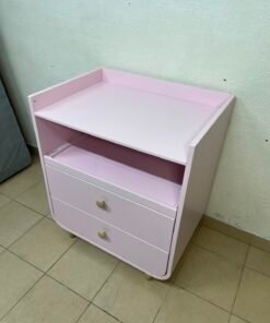 Ikea MYLLRA Changing Table with Drawers, Pale Pink - Image 12