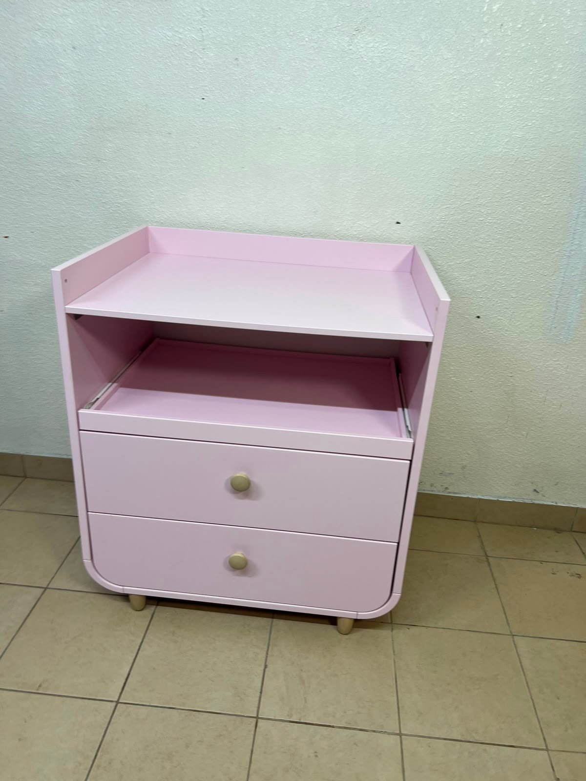 Ikea MYLLRA Changing Table with Drawers, Pale Pink - Image 13