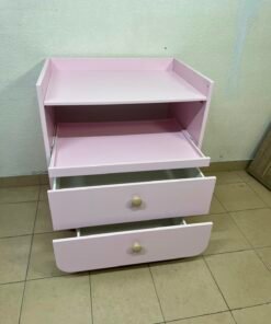 Ikea MYLLRA Changing Table with Drawers, Pale Pink - Image 14