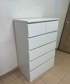MALM Chest of 6 drawers, white - Image 2