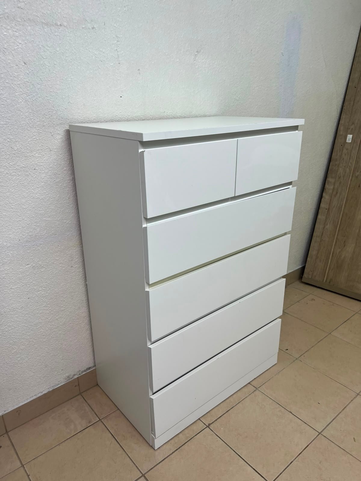 MALM Chest of 6 drawers, white - Image 2
