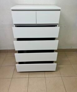 MALM Chest of 6 drawers, white - Image 3