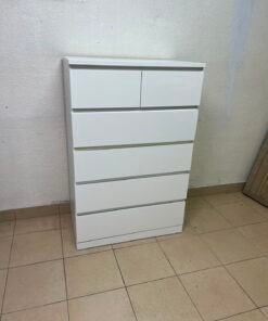 MALM Chest of 6 drawers, white - Image 4