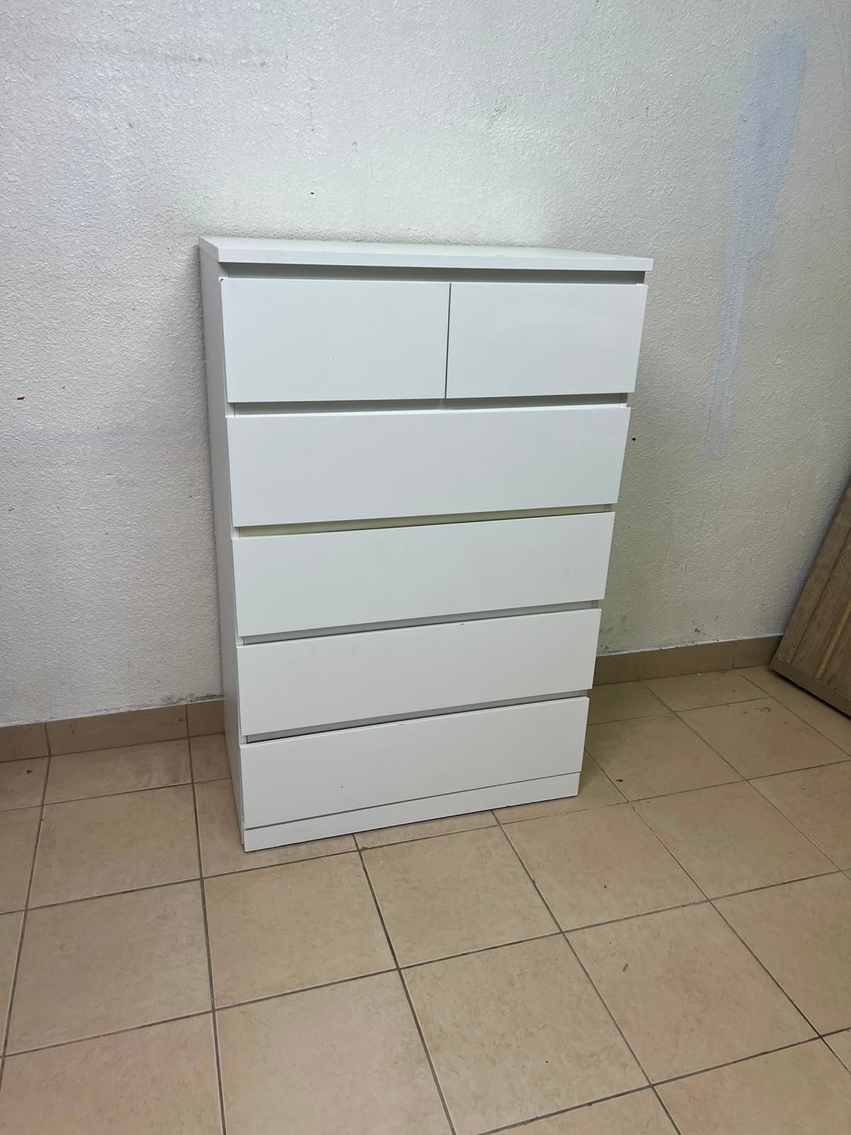 MALM Chest of 6 drawers, white - Image 4