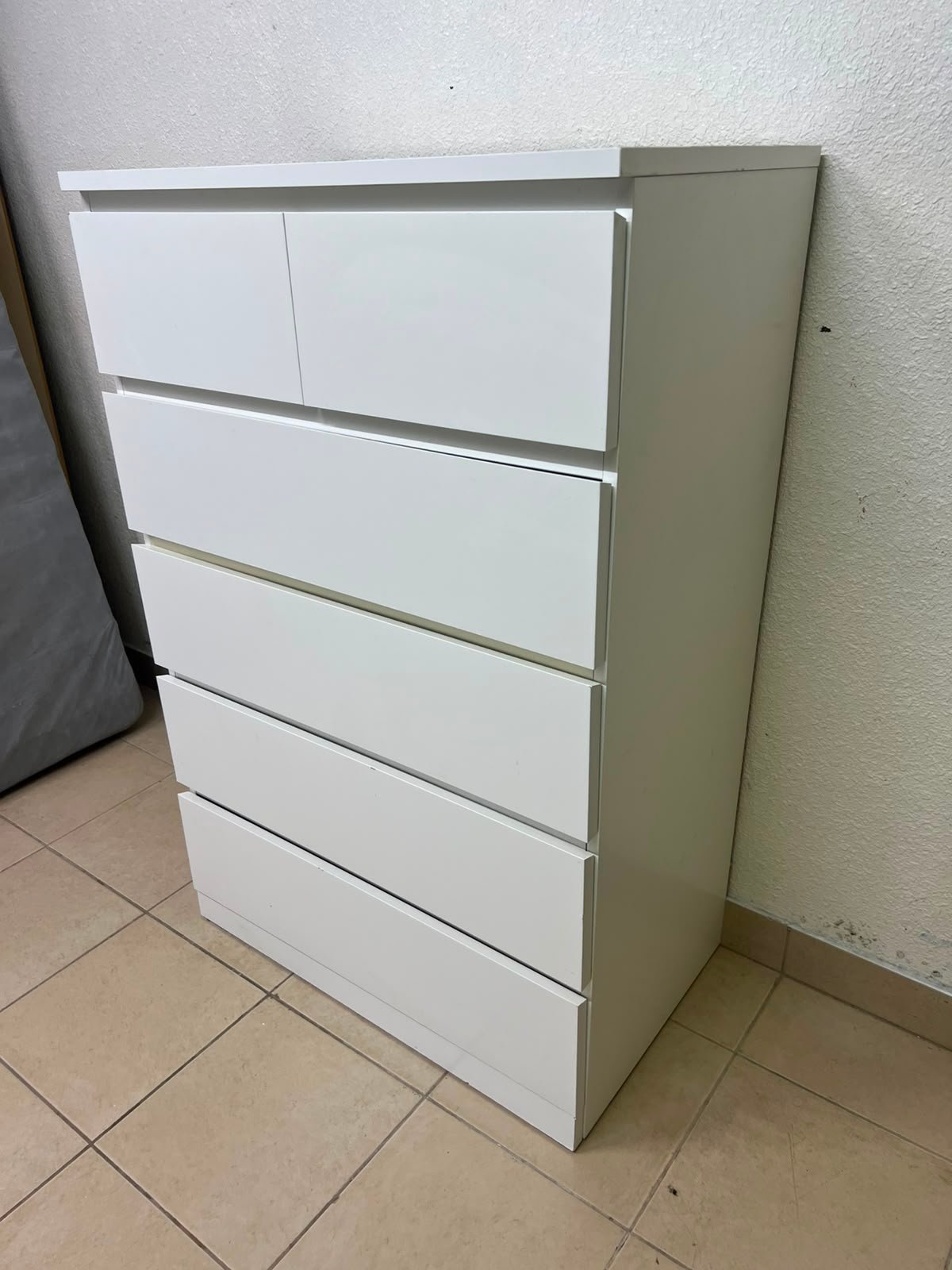 MALM Chest of 6 drawers, white - Image 7