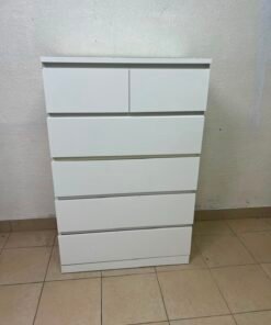 MALM Chest of 6 drawers, white - Image 9