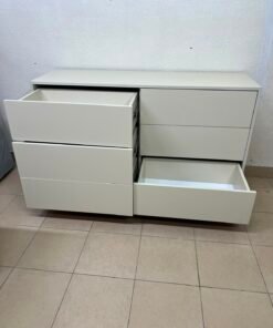 MALM Chest of 6 drawers, white - Image 3