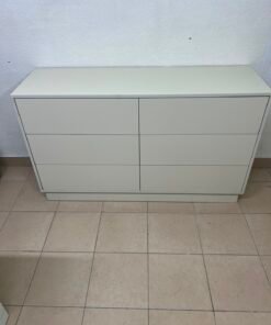 MALM Chest of 6 drawers, white