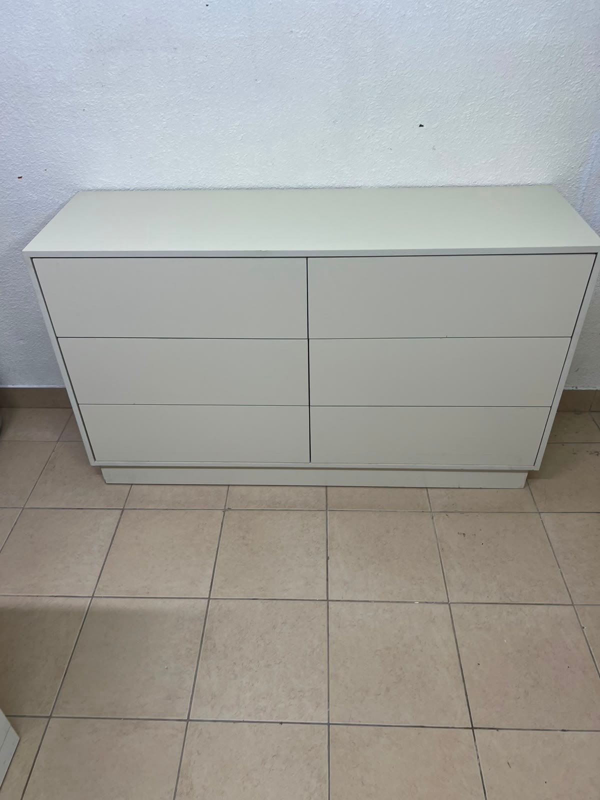 MALM Chest of 6 drawers, white