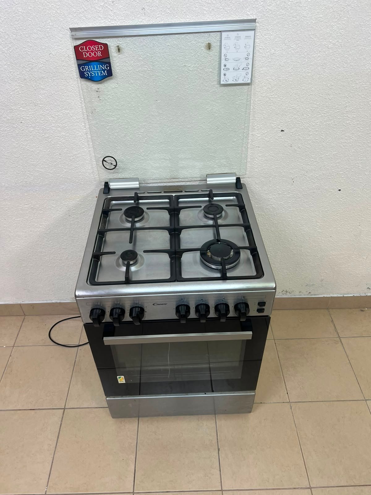 Candy 4 Gas Burners Cooker CGG64XLPG - Image 6