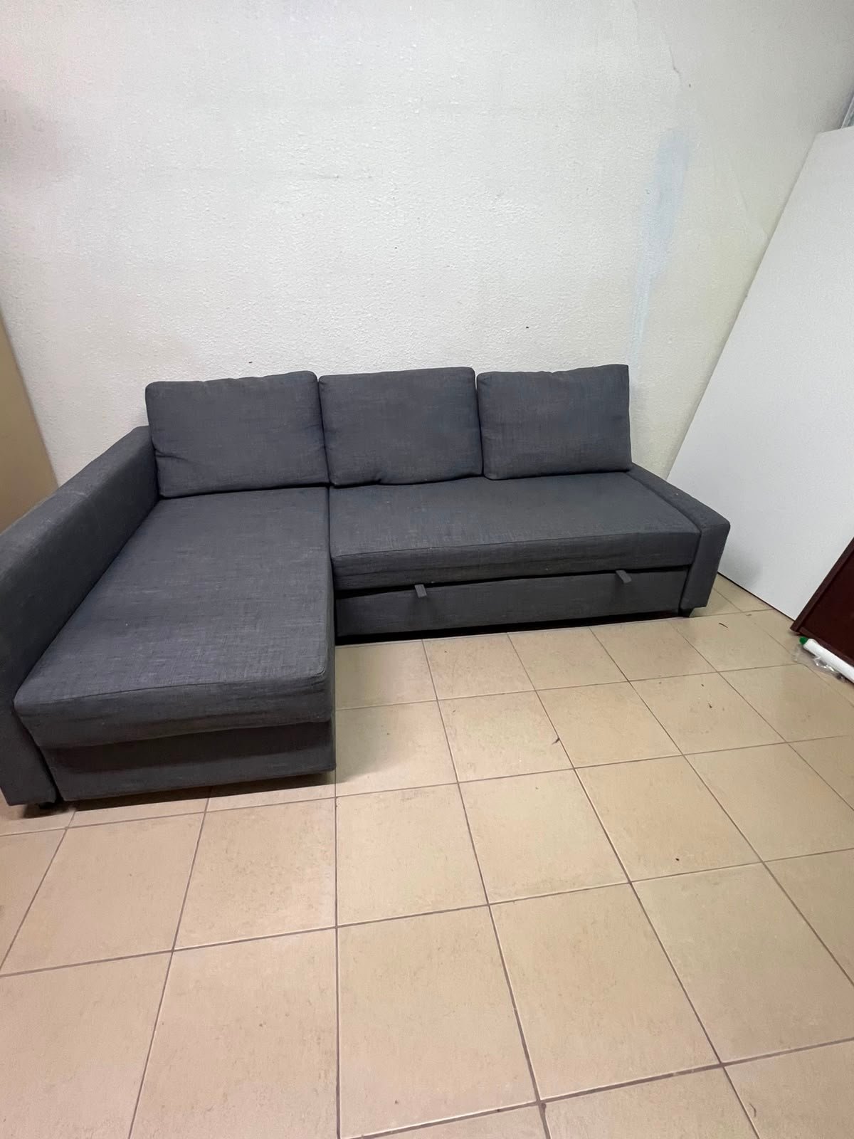 Corner sofa-bed with storage - Image 2