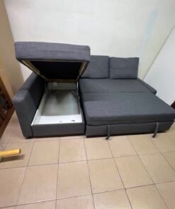 Corner sofa-bed with storage - Image 5