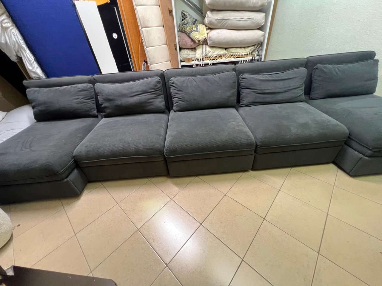 Modern Dark Grey Modular Sectional Sofa – Premium Comfort & Style - Image 2