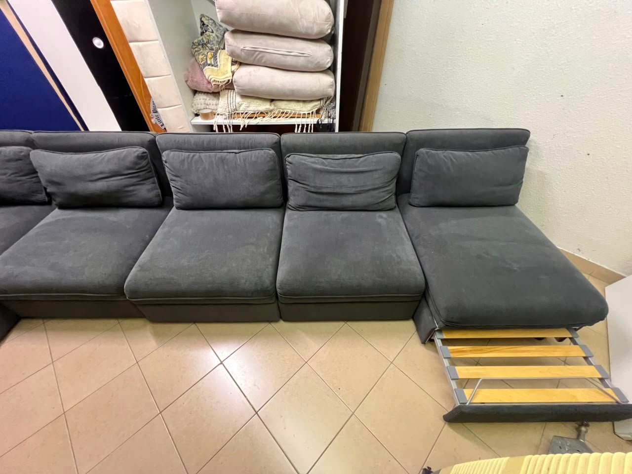 Modern Dark Grey Modular Sectional Sofa – Premium Comfort & Style - Image 3