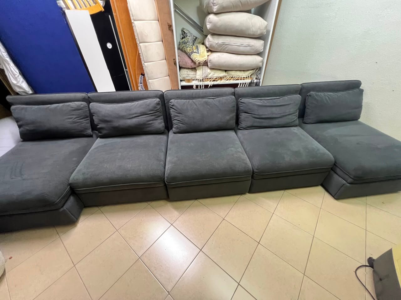 Modern Dark Grey Modular Sectional Sofa – Premium Comfort & Style - Image 5