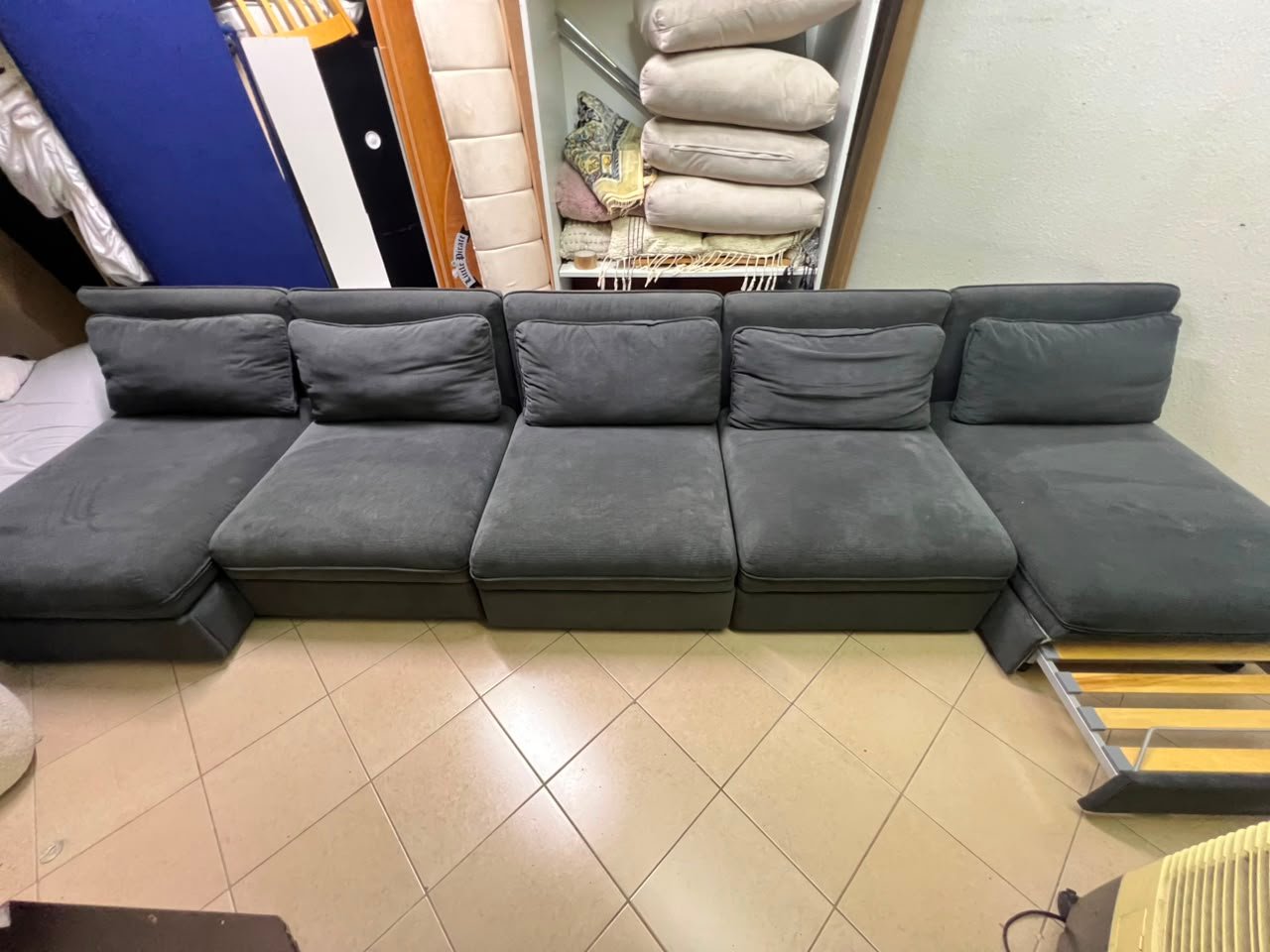 Modern Dark Grey Modular Sectional Sofa – Premium Comfort & Style - Image 6