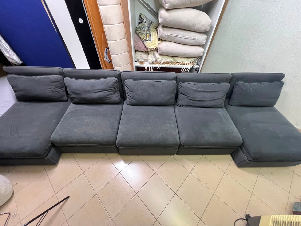 Modern Dark Grey Modular Sectional Sofa – Premium Comfort & Style - Image 7