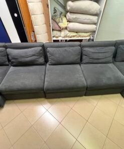 Modern Dark Grey Modular Sectional Sofa – Premium Comfort & Style