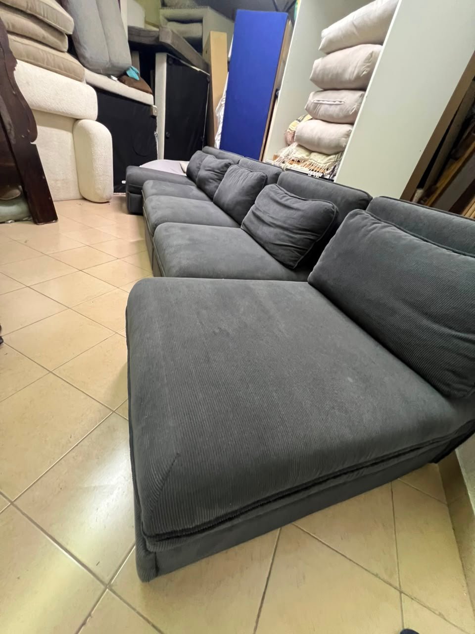 Modern Dark Grey Modular Sectional Sofa – Premium Comfort & Style - Image 9