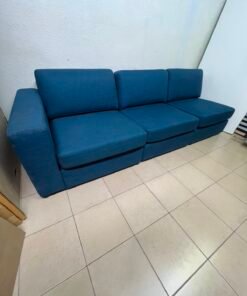 Minimalist Deep Teal 3-Seater Modular Sofa – Modern & Spacious - Image 4