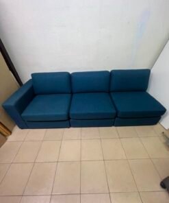 Minimalist Deep Teal 3-Seater Modular Sofa – Modern & Spacious - Image 5