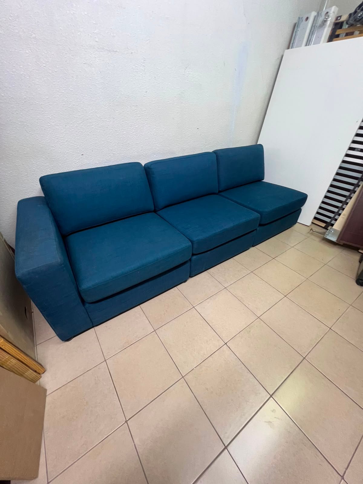 Minimalist Deep Teal 3-Seater Modular Sofa – Modern & Spacious - Image 6