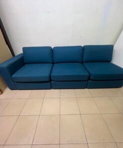 Minimalist Deep Teal 3-Seater Modular Sofa – Modern & Spacious - Image 7