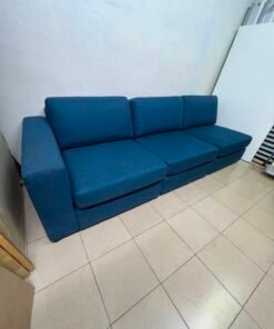 Minimalist Deep Teal 3-Seater Modular Sofa – Modern & Spacious - Image 8