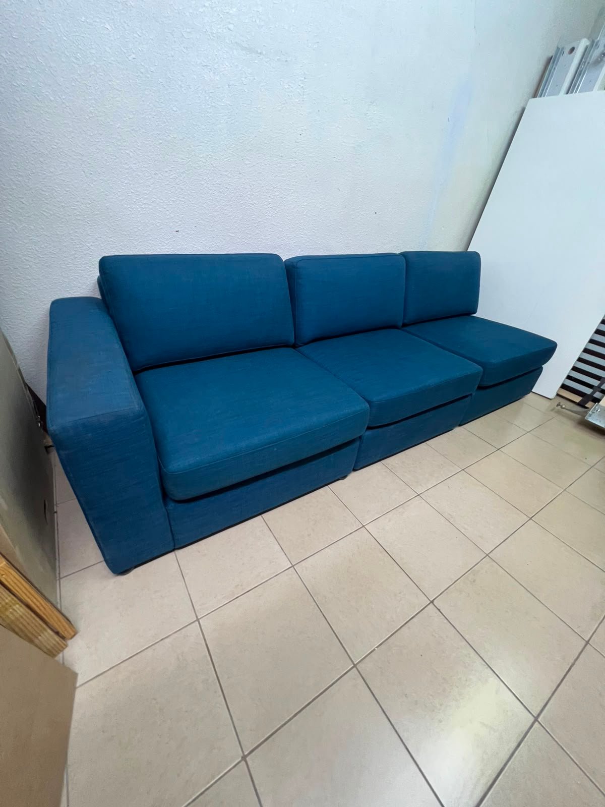 Minimalist Deep Teal 3-Seater Modular Sofa – Modern & Spacious - Image 8
