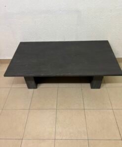 Minimalist Dark Wood Block Coffee Table – Solid, Sturdy & Modern - Image 7