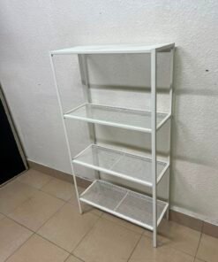Tier White Metal Wire Storage Rack – Sturdy & Versatile Multipurpose Shelving Unit - Image 4