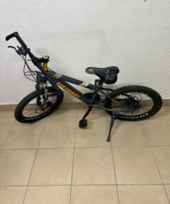 CITYBABY Junior Mountain Bike – 20"/24" Kids/Teen MTB with Front Suspension, Disc Brakes & All-Terrain Tires (Dark Grey / Orange) - Image 2