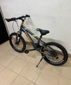 CITYBABY Junior Mountain Bike – 20"/24" Kids/Teen MTB with Front Suspension, Disc Brakes & All-Terrain Tires (Dark Grey / Orange) - Image 3
