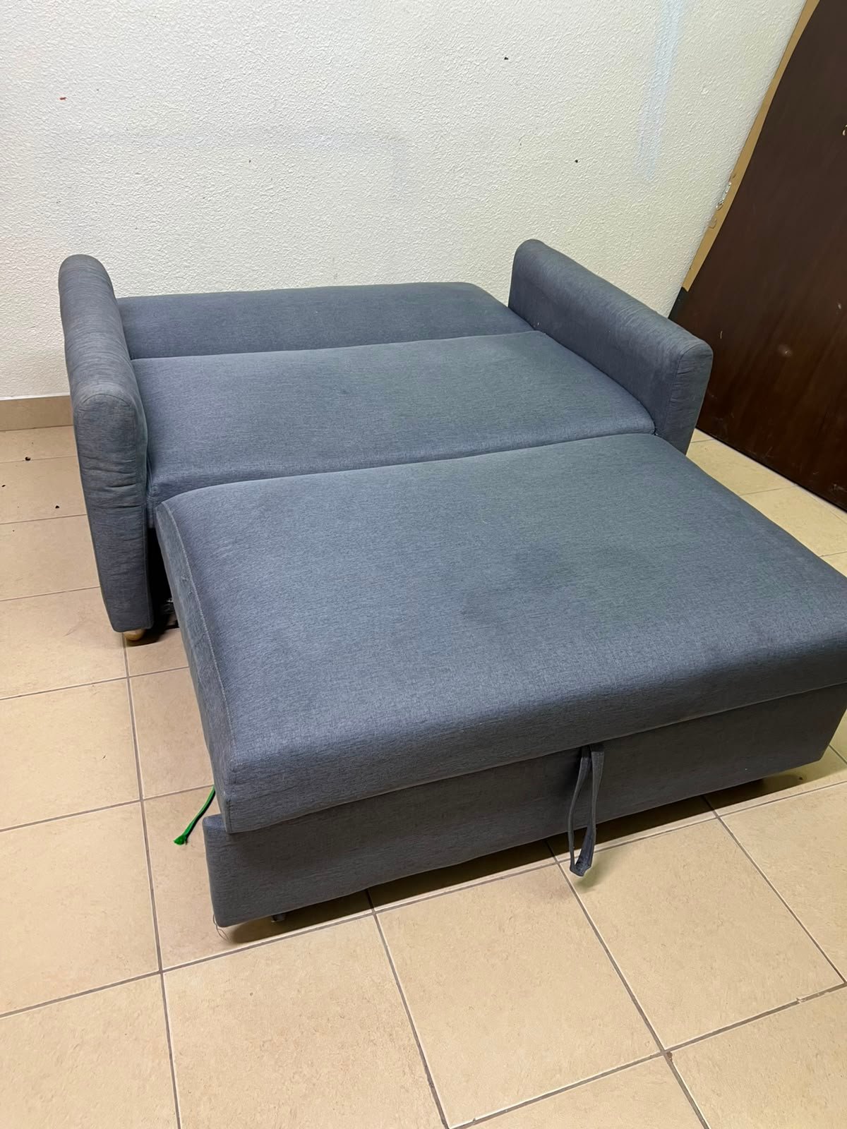 Compact Dark Slate-Grey 2-Seater Loveseat – Minimalist Fabric Sofa with Sturdy Frame for Apartments, Dorms & Guest Rooms - Image 10