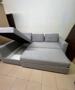 Modern Grey L-Shaped Sectional Sofa with Chaise Lounge – Spacious Fabric Couch for Apartments, Living Rooms & Studios - Image 2