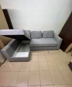 Modern Grey L-Shaped Sectional Sofa with Chaise Lounge – Spacious Fabric Couch for Apartments, Living Rooms & Studios - Image 6